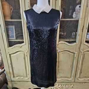 SINCLAIRE Black Sequin Dress size 4
